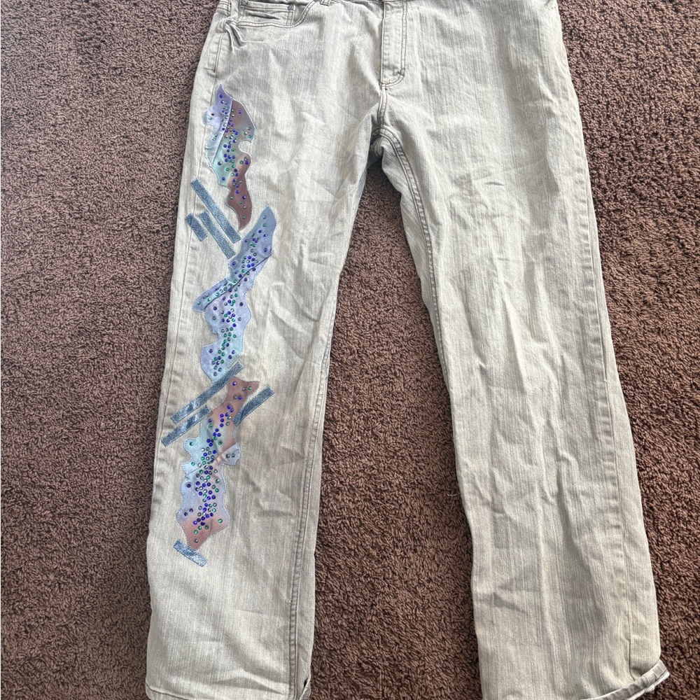 Gray Jeans